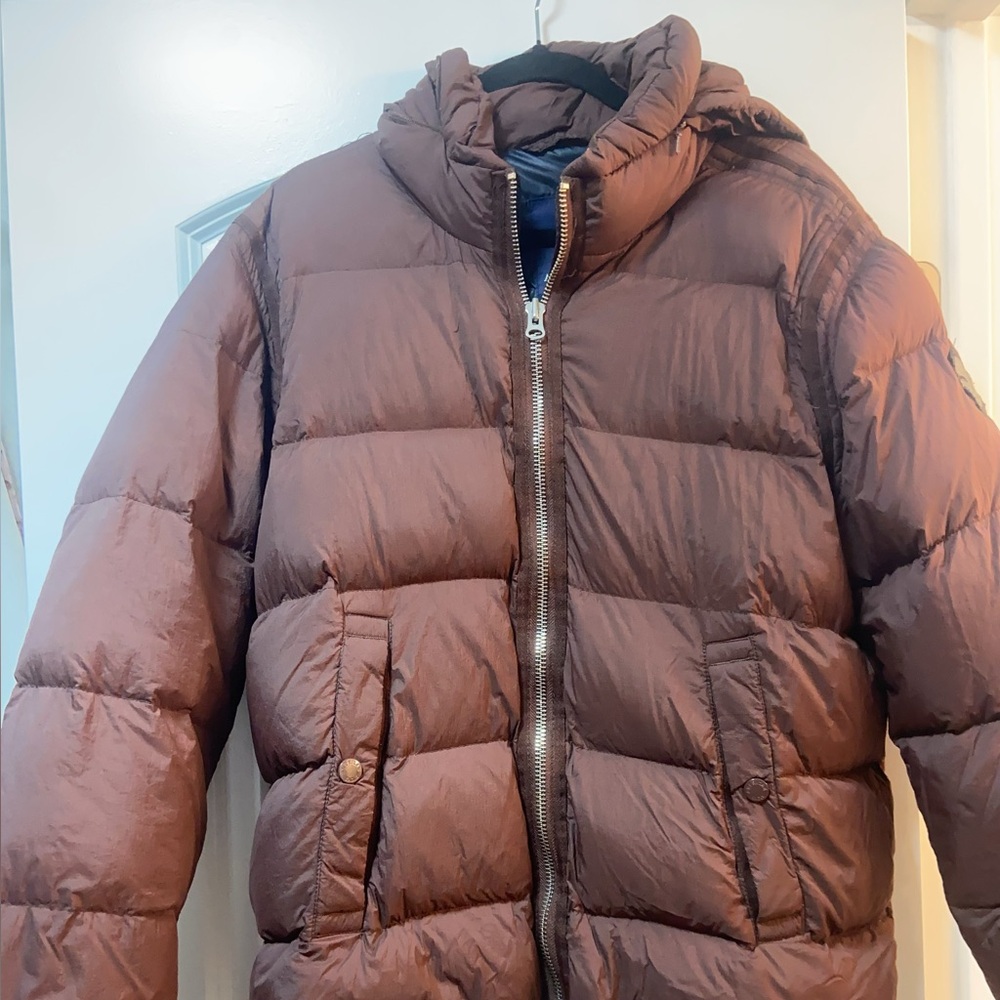 American Eagle Outfitters Chocolate Puffer Jacket